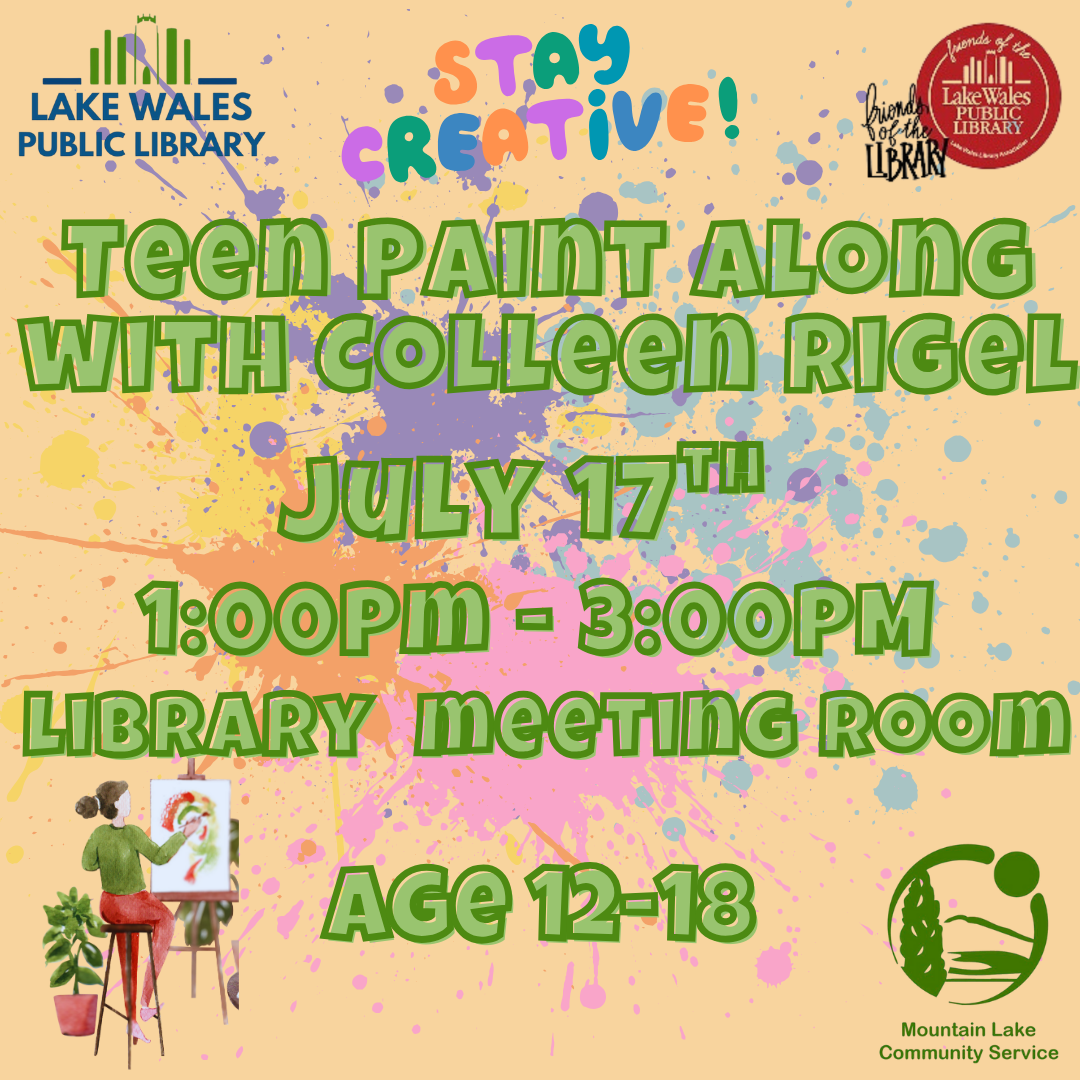 Teen Paint Along with Colleen  Summer 2025