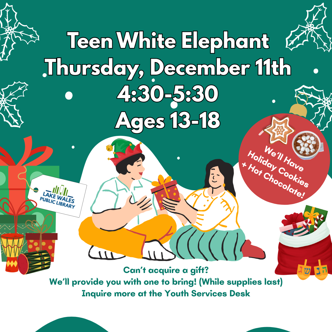 Teal Couple Gift Exchange Christmas Card Facebook Post (1080 x 1080 px)