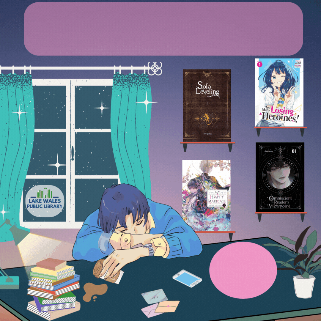 Purple Colorful Cartoon Illustrative Anime Presentation