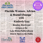 Pink tinted newspaper background with program info