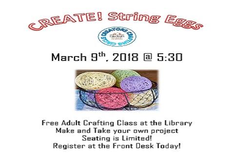 String Egg Crafting Class