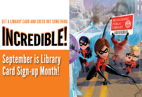 Library card sign up month 2018
