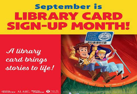 September Library Card month 2019
