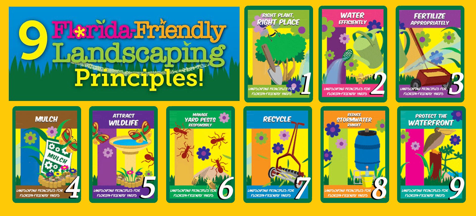 Florida Friendly Landscaping - 9 Principles