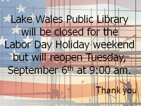 Labor Day closing