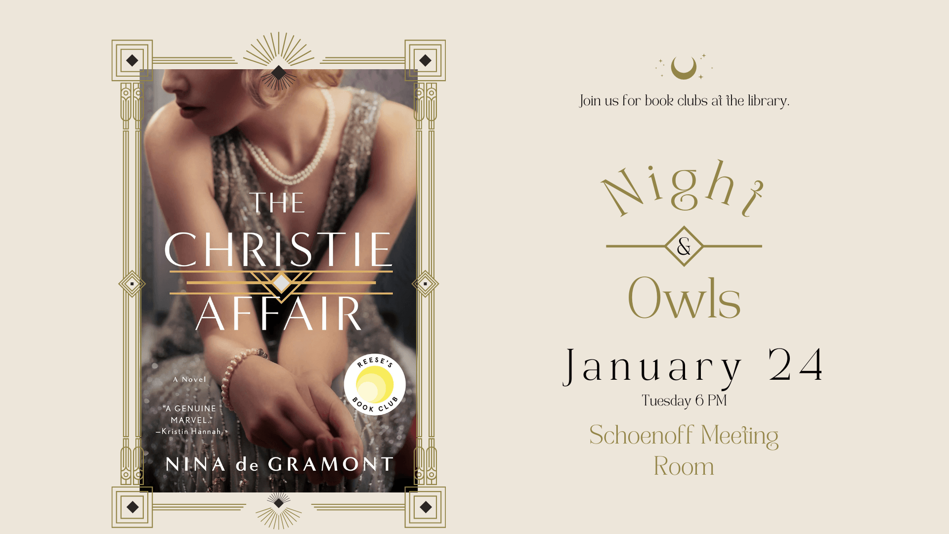 January Night Owls book cover and titles