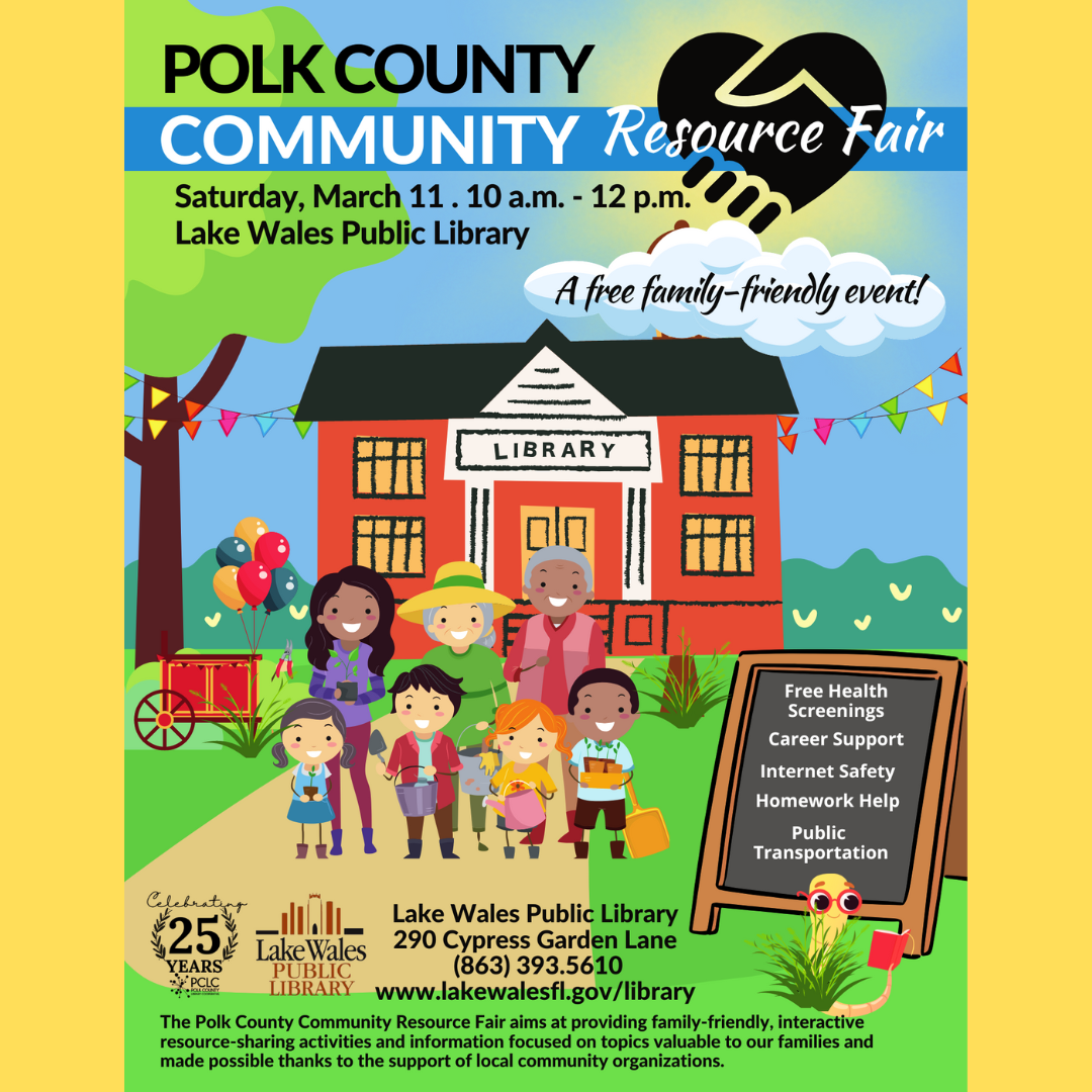 Community resource fair image health screenings career support