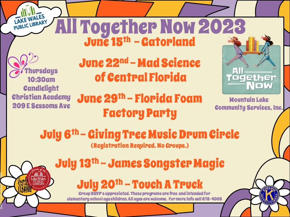 Childrens Programs Summer 2023