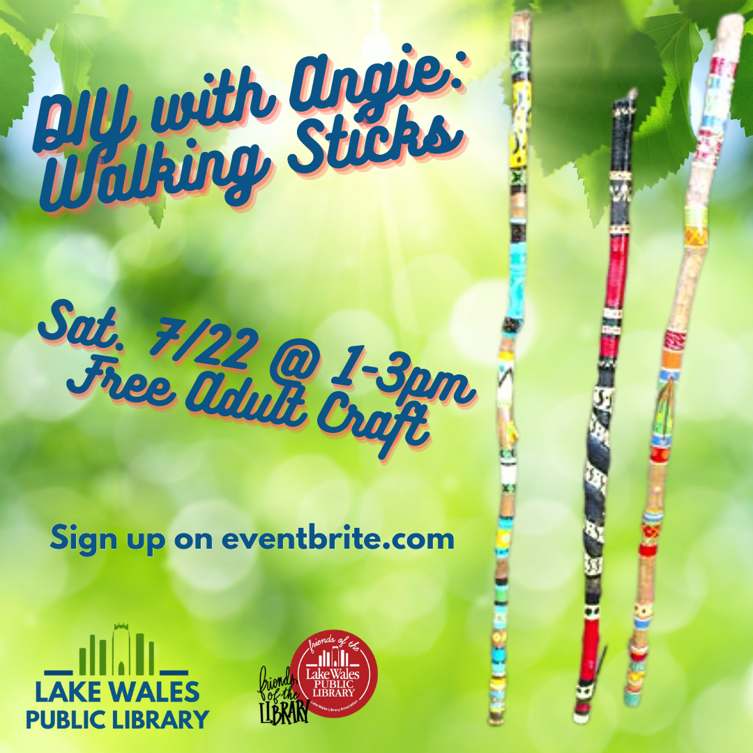 DIY with Angie Walking Sticks