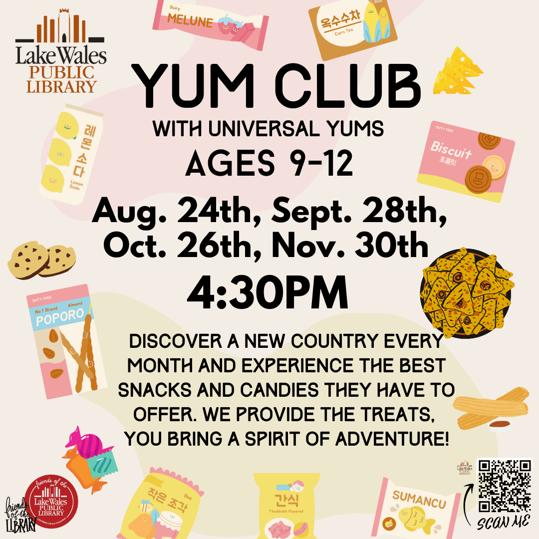Yum Club Fall 23 for kids ages 9 to 12