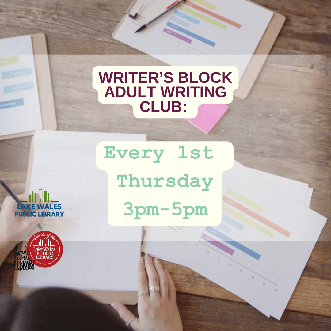 Writer's Block Adult Writing Club