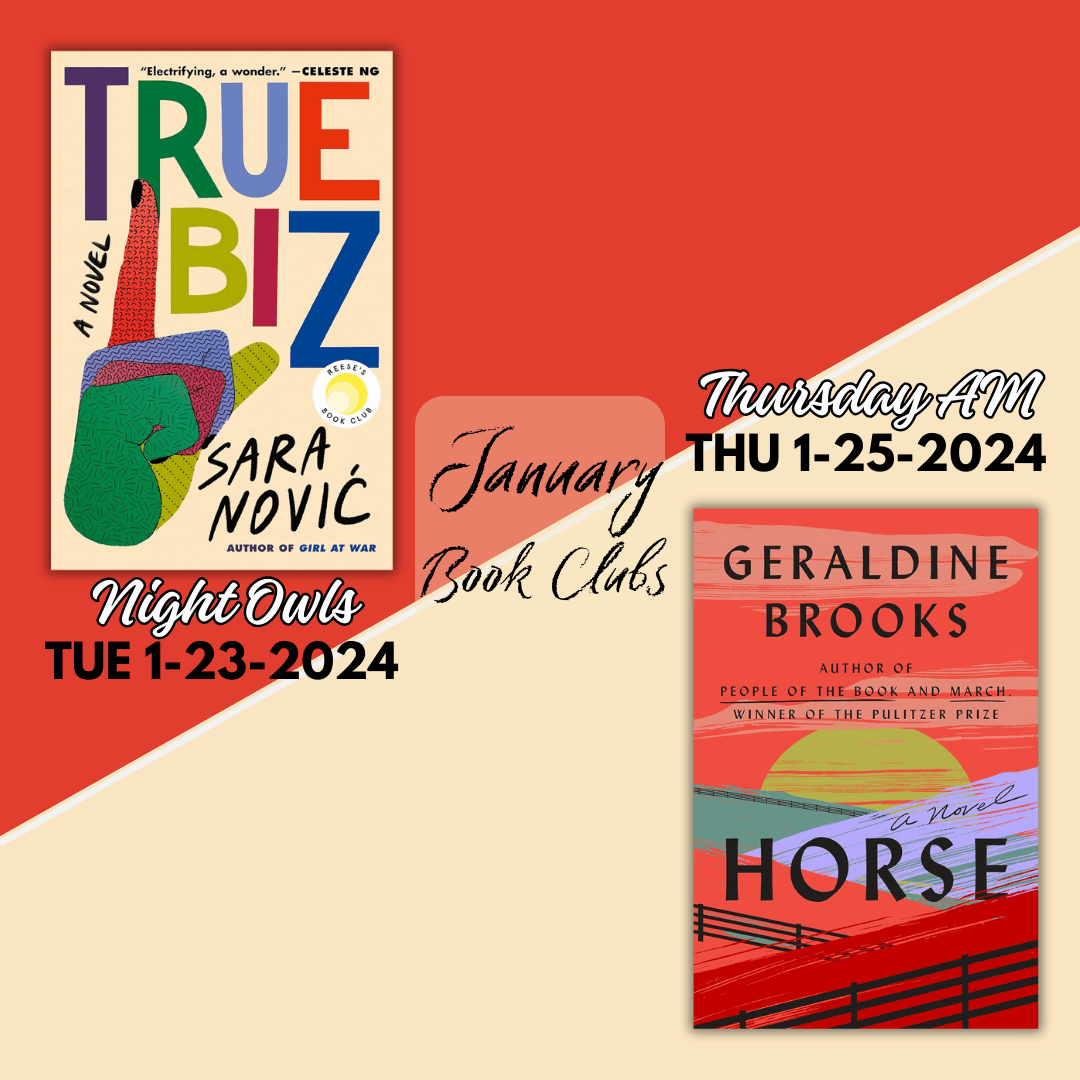 January Book Clubs (Instagram Post)