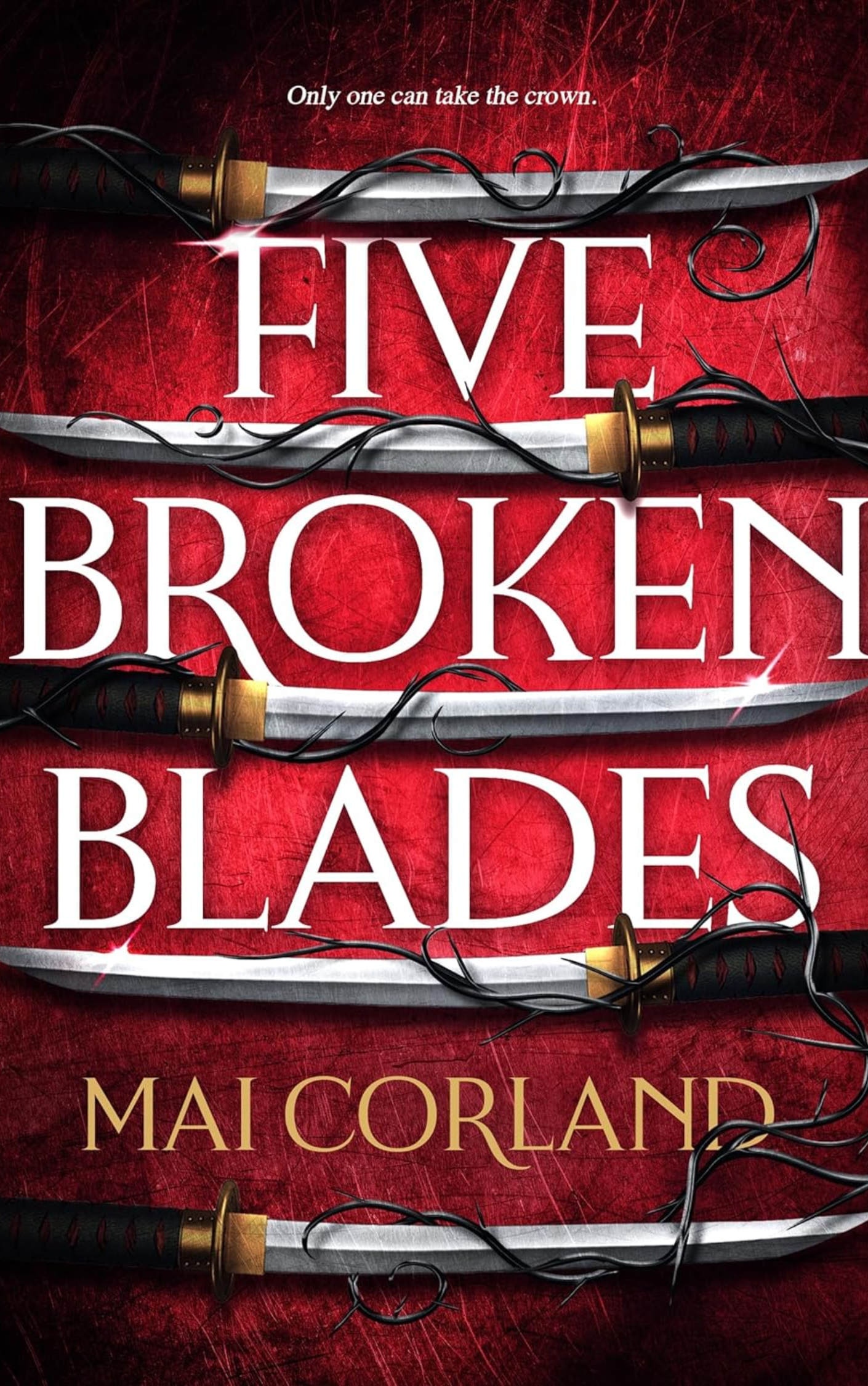 Five broken blades
