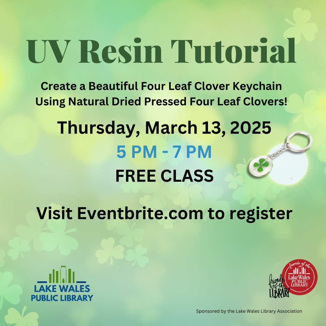 UV Resin Four Leaf Clover Keychain (Instagram Post)