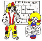 Have a fire escape plan at home
